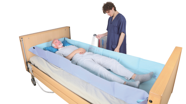 Nimm ein bad im bett